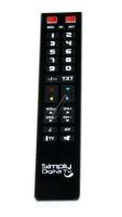 Simply Digital TV 2IN1 universal-Fernbedienung mit Grossen Tasten und 2 Ebenen Superior SUPTPB015