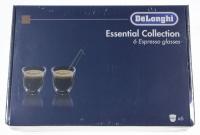 DLSC300 6 Espresso Thermogläser passend für Essential Collection