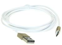 USB2.0 A St. /Micro USB B St., Fast Charging, White, 1,8M