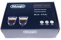 DLSC300 Espresso-Kollektion, 90 Ml, Set mit 6 Doppelwandigen Gläsern DeLonghi 5513284431