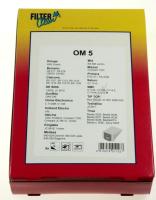 OM5 Staubsaugerbeutel 5 Stück + 1 Mikrofilter Filterclean 000771-K