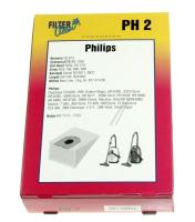 PH2 Staubsaugerbeutel Inhalt: 6+1+1 Filterclean 000025-K