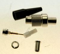 0 Lemo-Stecker mit Knickschutz Mikrofonstecker