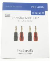 Premium Premium Banenenstecker Multi Tip bis 4-6MM², 4ER Set Inakustik 00814831