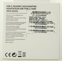 Passend für Samsung USB Type-C Auf 3,5 mm Klinkenanschluss Adapter, White