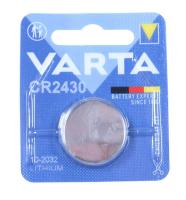 CR2430 3V-280MAH Lithium Knopfzelle 24,5X3MM passend für Varta Electronics 6430101401