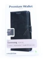 Passend für Mobilize Premium Gelly Wallet Book Case Samsung Galaxy A34 5G Black